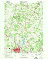 1967 Map of Somerset, PA — High-Res | Pastmaps