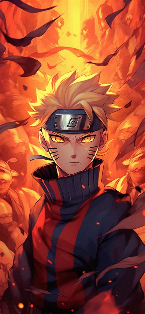 Naruto Nine-tailed Fox Orange Wallpapers - Wallpapers Clan