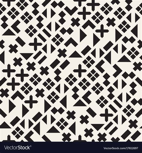 Random shapes seamless pattern modern Royalty Free Vector