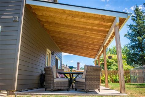 5107 - Wood-Framed Patio Cover | Covered patio design, Patio, Covered patio