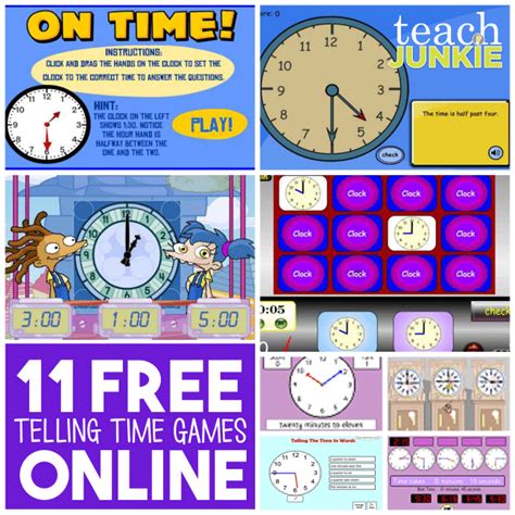 11 Free Telling Time Games Online - Teach Junkie