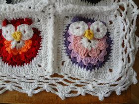 Little Treasures: Crochet Owl Blanket Pattern