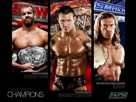 Edge, Randy & Christian - The Champions - WWE Wallpaper (19381123) - Fanpop