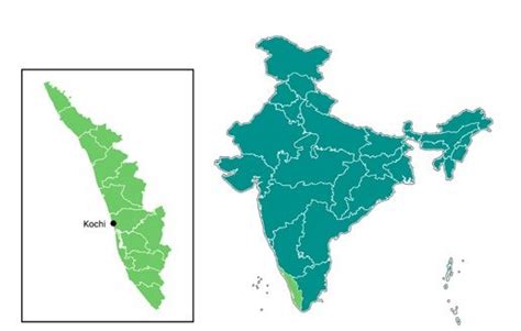 -Map of Kochi, Kerala, India | Download Scientific Diagram