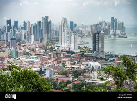 PANAMA CITY, Panama — The skyscrapers of the new Panama City skyline as ...