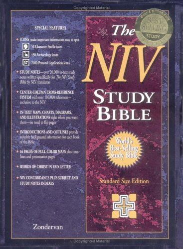 NIV Study Bible Indexed - Anonymous: 9780310925972 - AbeBooks