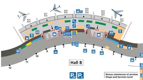 Plan Terminal 2B CDG - Aéroport Roissy Charles de Gaulle