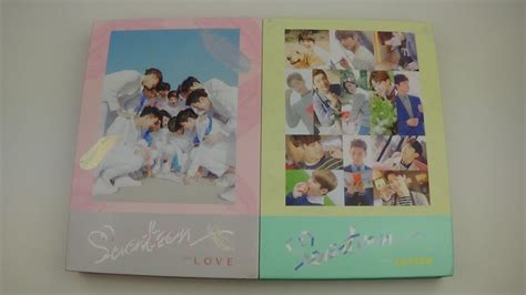 Unboxing Seventeen 세븐틴 First Studio Album Love & Letter (Both Versions ...