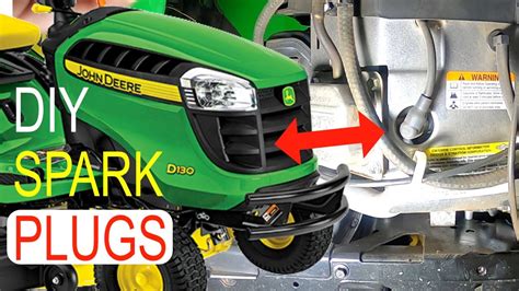 How To Change Spark Plugs On John Deere D130 & D140 (22HP 2011 - 2017 ...