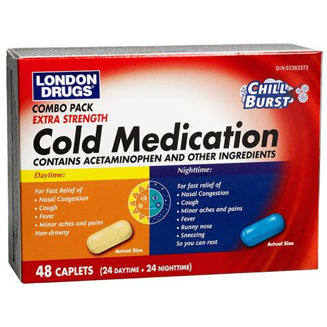 London Drugs Extra Strength Cold Medication Combo - 48 capsules ...