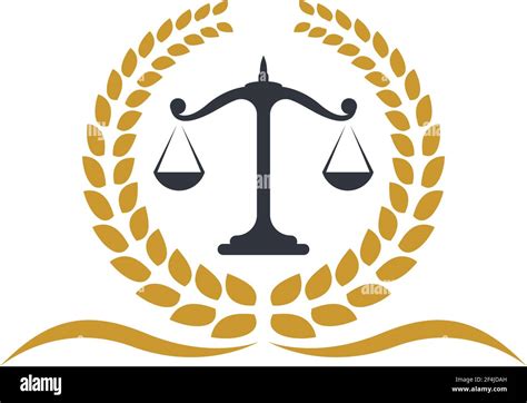 Justice and law logo vector icon illustration Stock Vector Image & Art ...