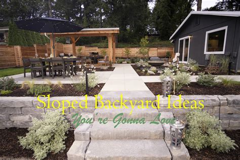 Sloped Backyard Ideas - Paradise Restored Landscaping