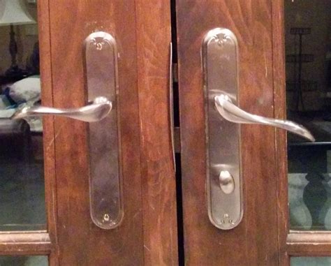 Pella French Door - Door Handle Sags *PIC* - Windows and Doors - DIY ...