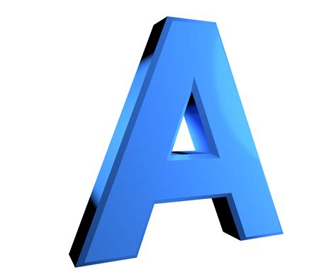 PNG PARK - High Res PNG Files: 3D Alphabet Letters PNG