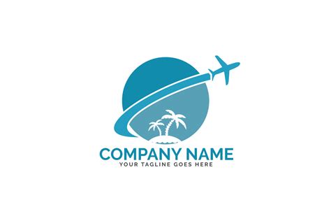 Travel agency logo design