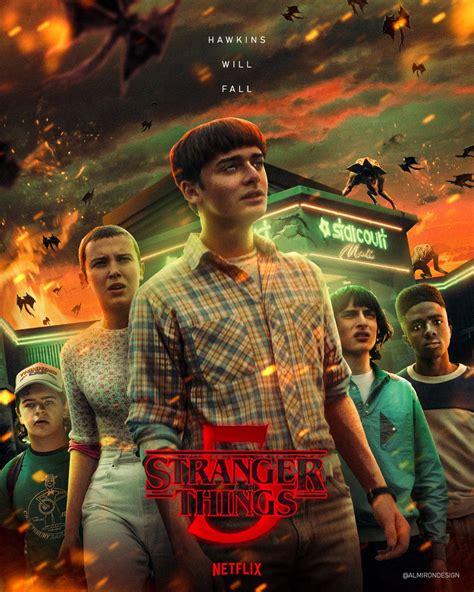 Stranger Things Season 5 New Fan Made Poster » Wallpaper | Of Stranger ...