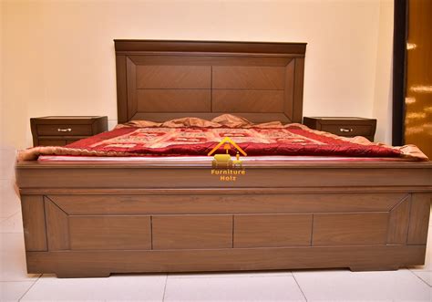 Walnut/ Akhroti Mate Polish Bedroom Furniture Set - Furniture Holz