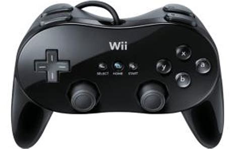 Nintendo Wii Classic Controller Pro - BLACK (Nintendo Wii ...