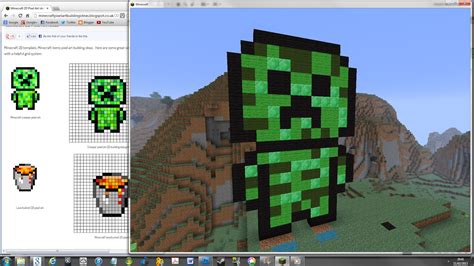 Minecraft Pixel Art How To | Minecraft Pixel Art Building Ideas