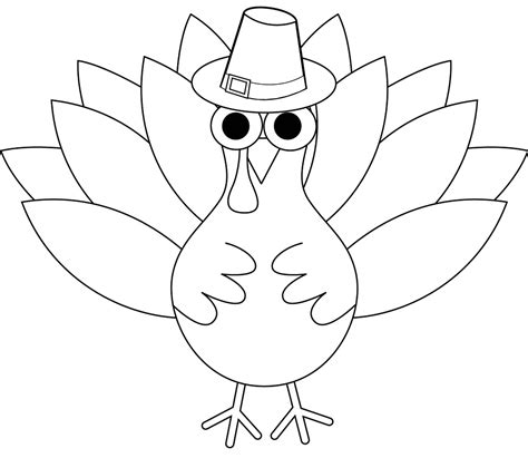 Printable Turkey Coloring Page