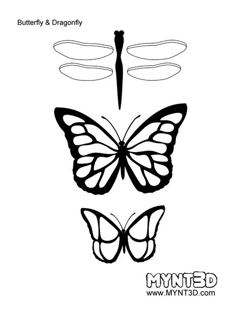 50 Printable & Cut Out Butterfly Templates 🦋 ᐅ TemplateLab