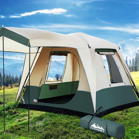 Weisshorn Instant Up Camping Tent 4 Person Pop up - Bunnings Australia