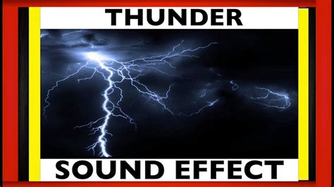 Best Thunder Sound Effect Thuder Strike & Lightning Sfx | HD - YouTube