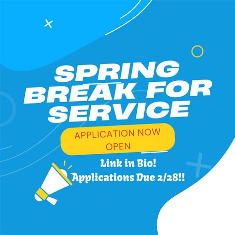 Spring Break for Service Applications | Mercer Events