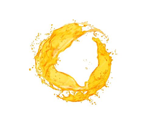 Premium Vector | Orange juice splash vector fresh drink swirl