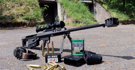 Barrett M95 bolt-action bullpup rifle in caliber .50 BMG: with the Big ...