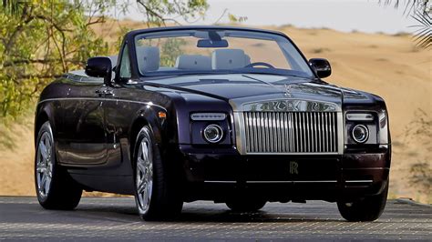 Rolls-Royce Phantom Drophead Coupe, Black Car, Luxury Car, Rolls Royce ...