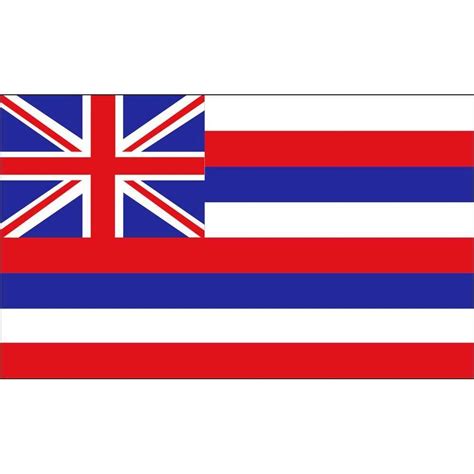 Hawaii Flag Colors