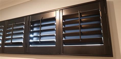 Black Plantation Shutters | Indoor Blinds and Shutters