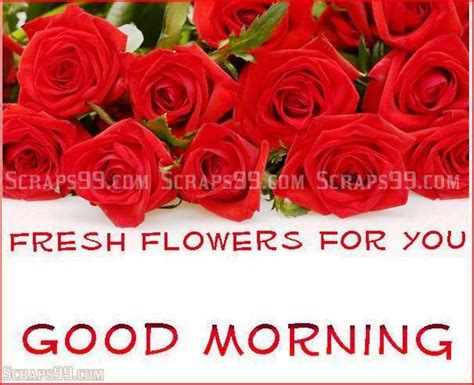 Fresh Flowers – Good Morning - Good Morning Wishes & Images