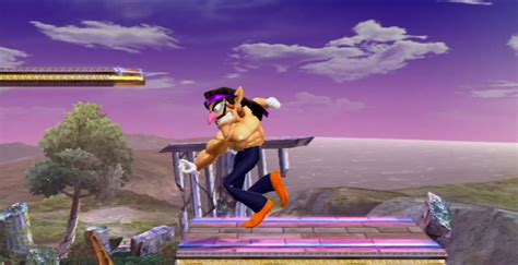 Waluigi Super Smash Bros. Brawl mod screen cap #3