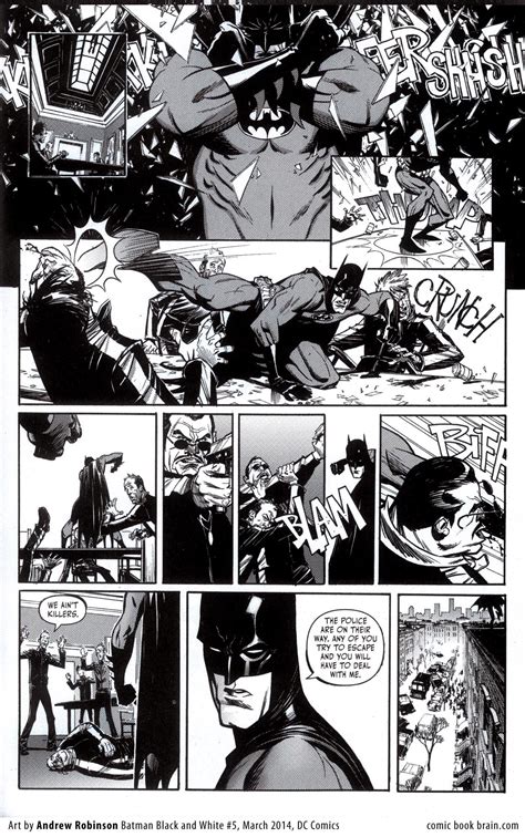 Batman Black and White #5 -Andrew Robinson | Batman comic art, Black ...