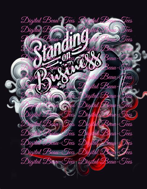 Standing on BUSINESS PNG - Etsy