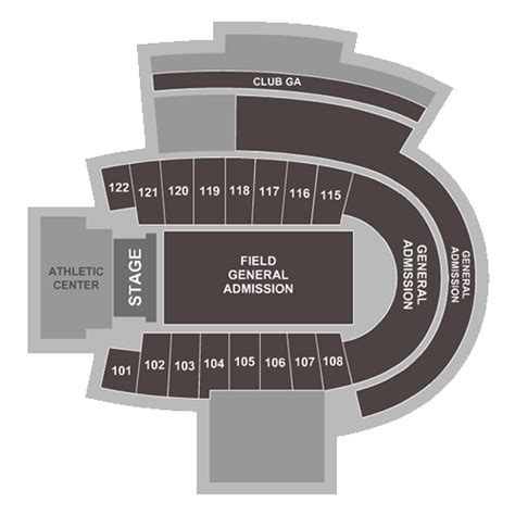 Folsom Field Seating Chart Dead And Company | Elcho Table