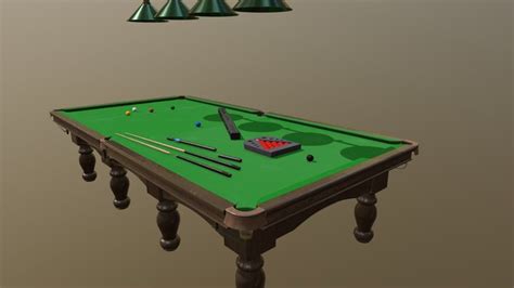 Snooker 3D models - Sketchfab