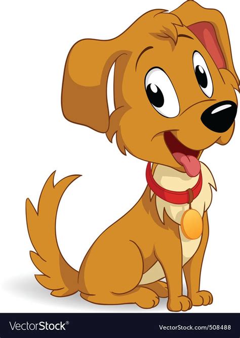 Cute Cartoon Vector Puppy Dog on Amazing Dog Photo Ideas 7428 in 2023 ...