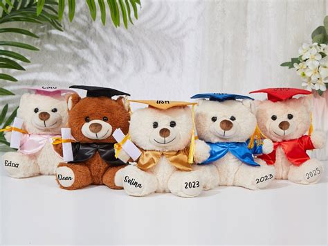 Custom Graduation Bear Personalized Graduation Bear Graduation Gift Set ...