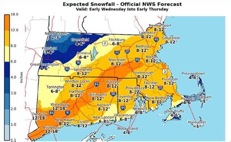 MA Weather Forecast: Nor'easter Timeline, Snow Totals Detailed | Boston ...