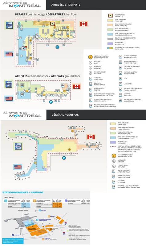 Montreal airport map - Ontheworldmap.com