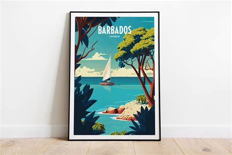 Barbados Print Barbados Poster Barbados Barbados Wall Art Barbados Art ...