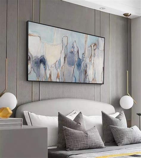 Modern Abstract Living Room Wall Art Vintage Subdued Palette Nordic ...