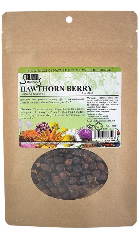 Hawthorn Berry - Salem Botanicals