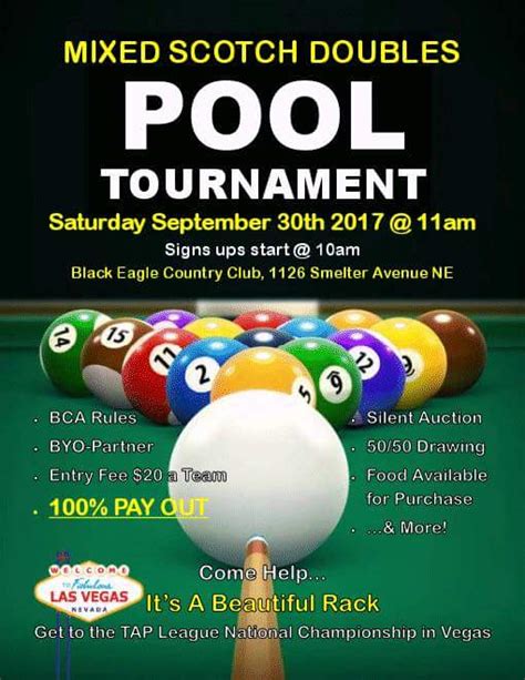 U.S. Pool tournaments! Support local pool rooms! http://flyers ...