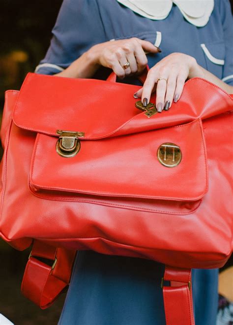 Red Laptop Backpack Back to School Gift Student Bag - Etsy