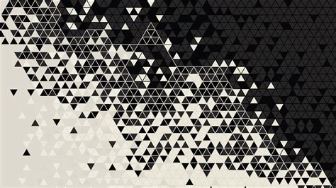 Black & White Triangle Pattern Wallpaper, HD Artist 4K Wallpapers ...