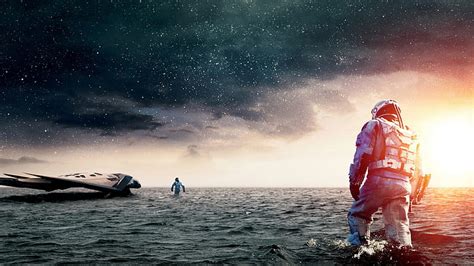 HD wallpaper: Interstellar (movie), movies, astronaut, sea | Wallpaper ...